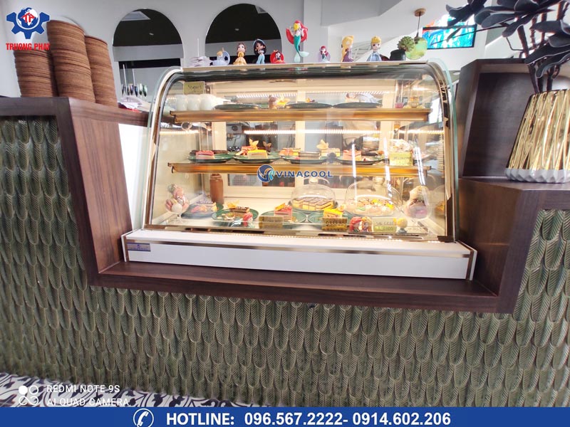 Tủ trưng bày bánh kem cong DH-900