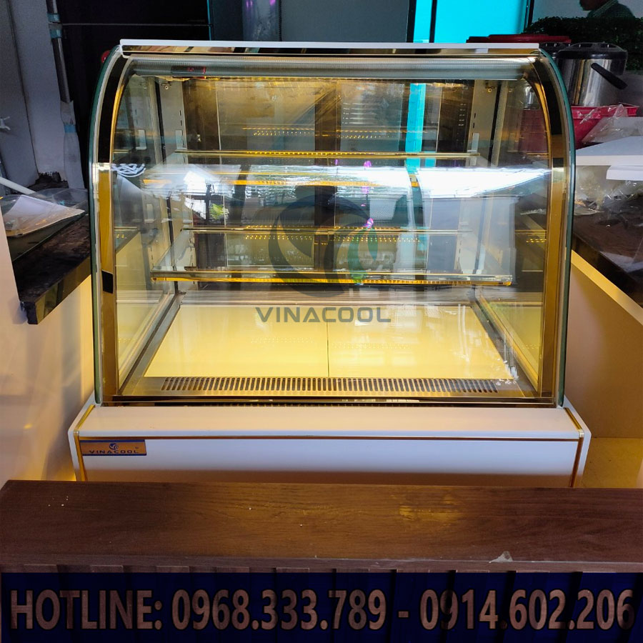 tủ bánh kính cong Vinacool